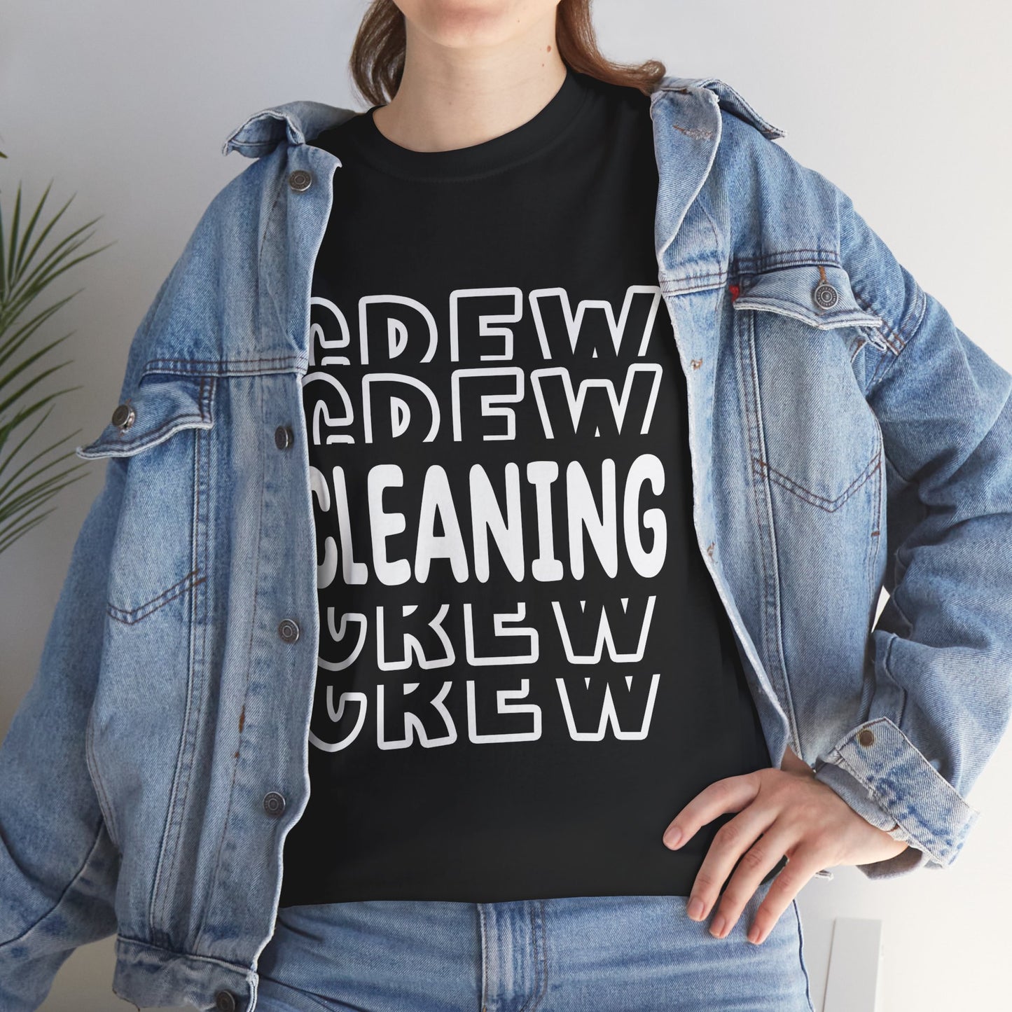 Cleaning Crew - Premium Unisex Heavy Cotton Tee