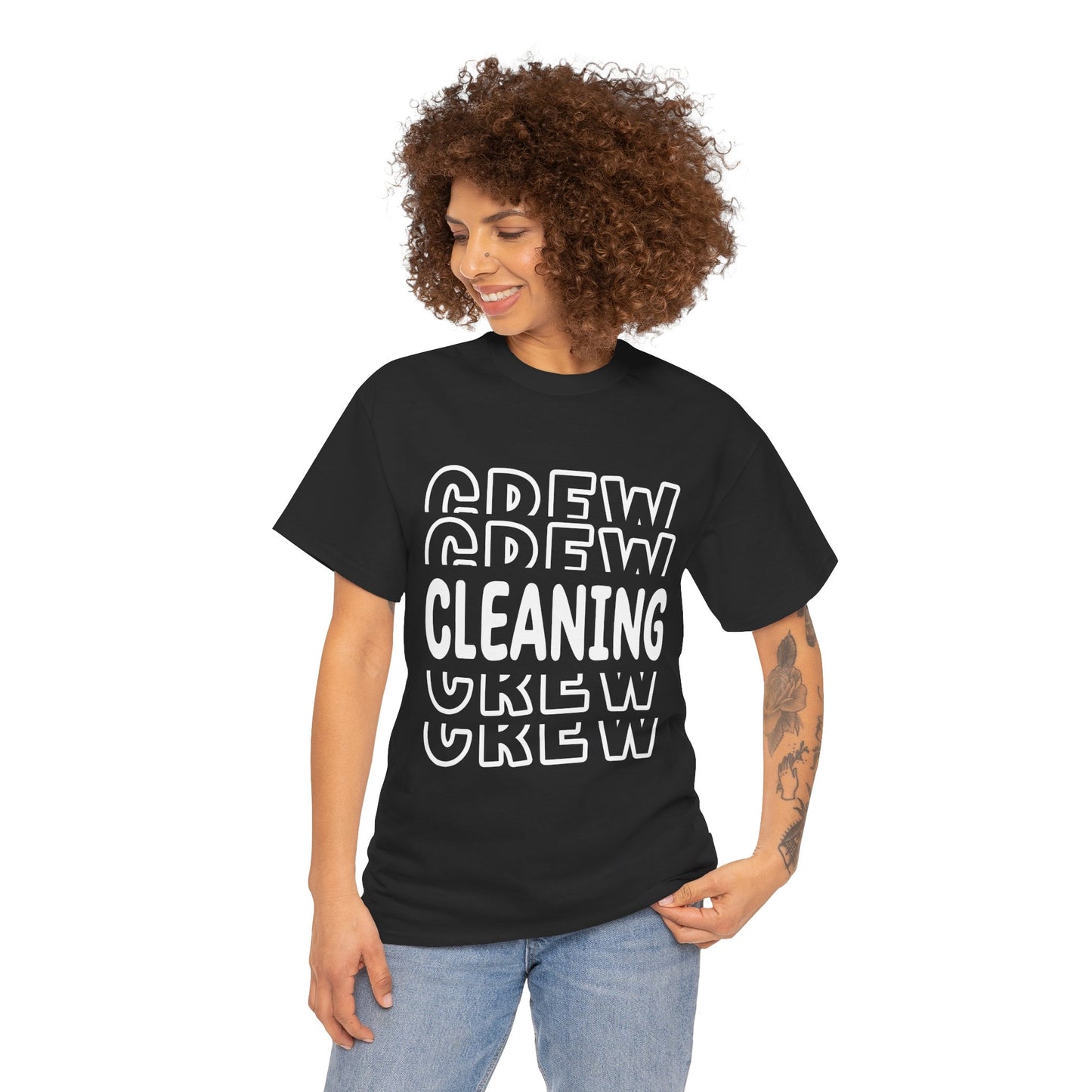 Cleaning Crew - Premium Unisex Heavy Cotton Tee