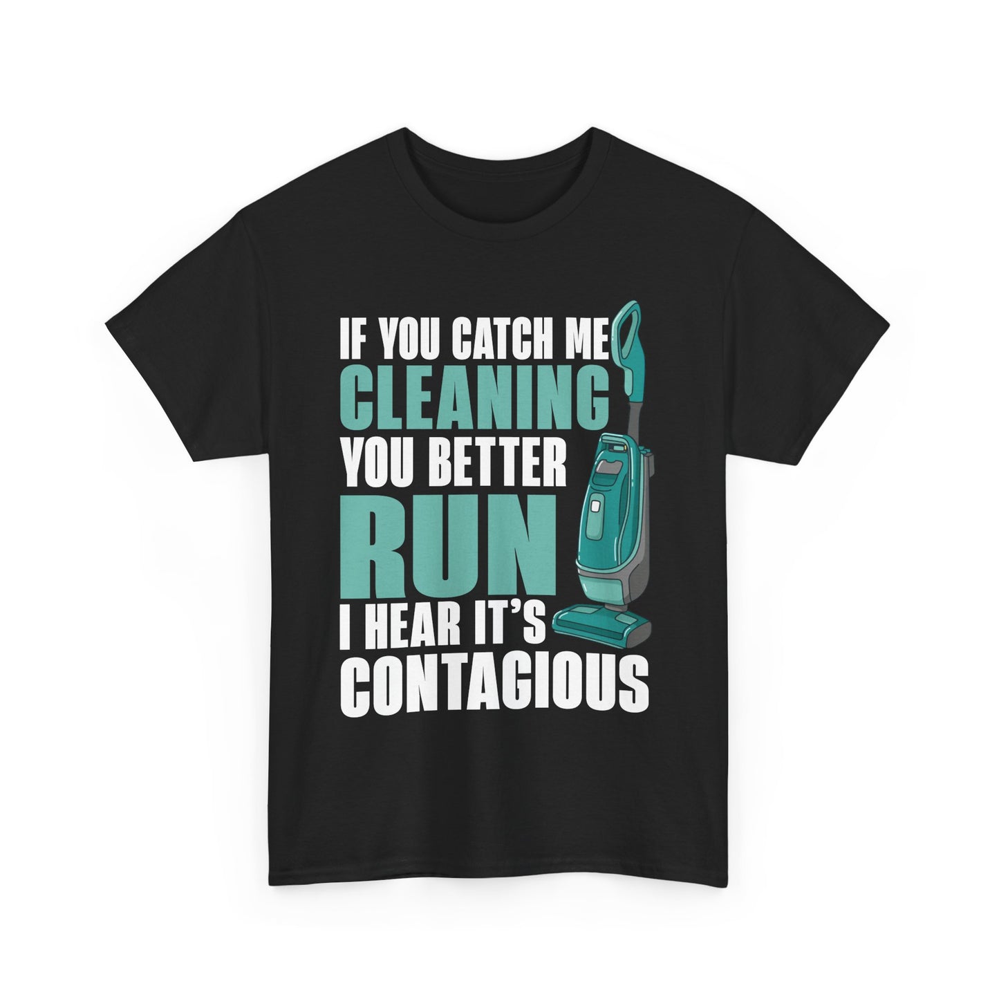 Contagious Cleaning Vibes - Premium Unisex Heavy Cotton Tee