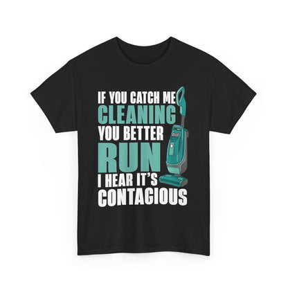 Contagious Cleaning Vibes - Premium Unisex Heavy Cotton Tee