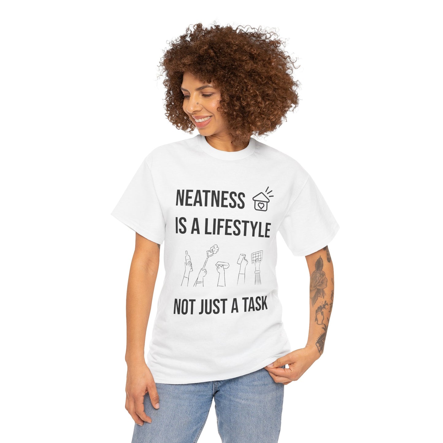 Neatness Is A Lifestyle - Premium Unisex Heavy Cotton Tee