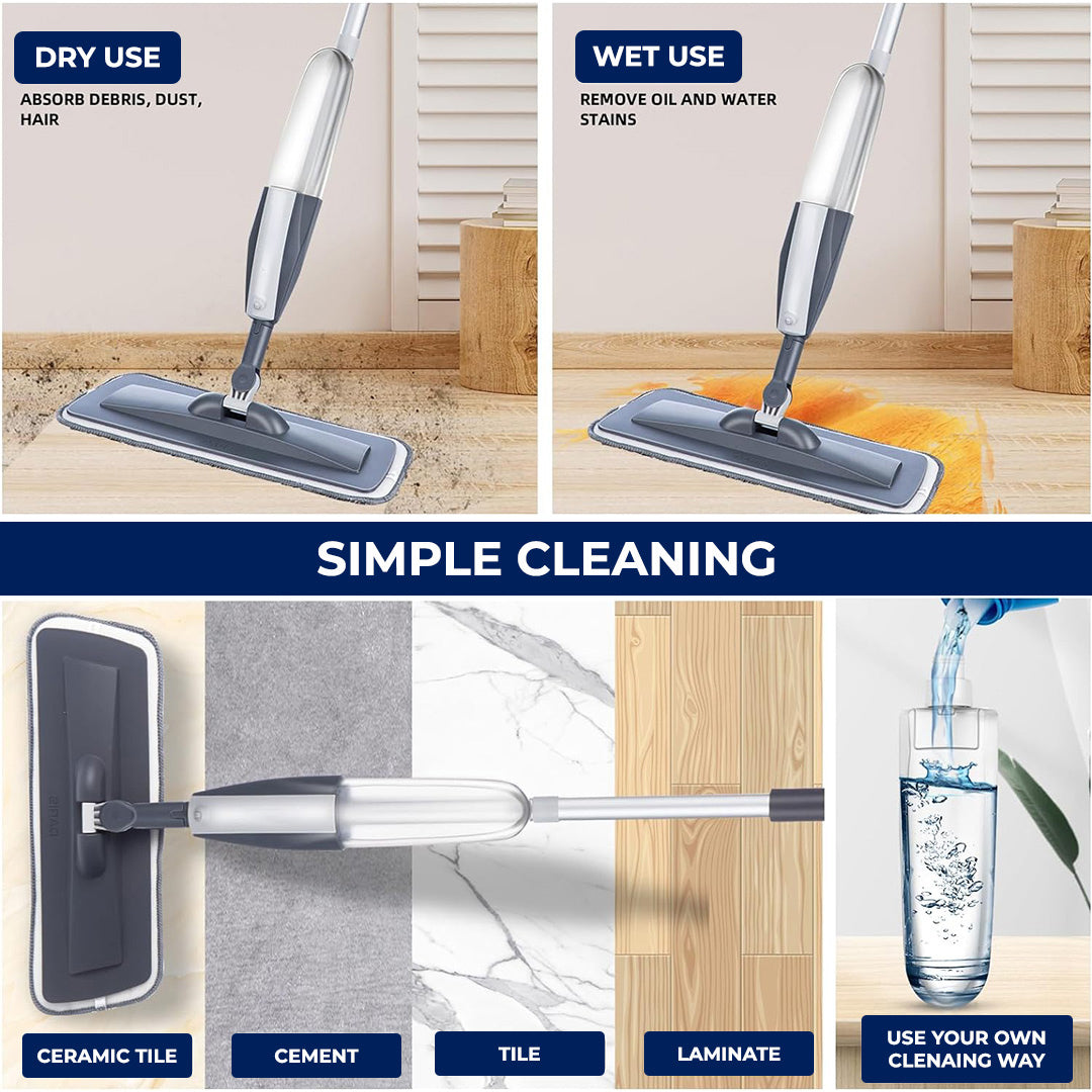 Magic 360° Microfiber Spray Mop