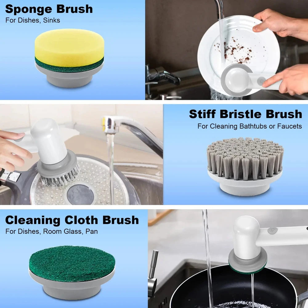 Magic Brush Pro® - Wireless Handheld Electric Spin Scrubber