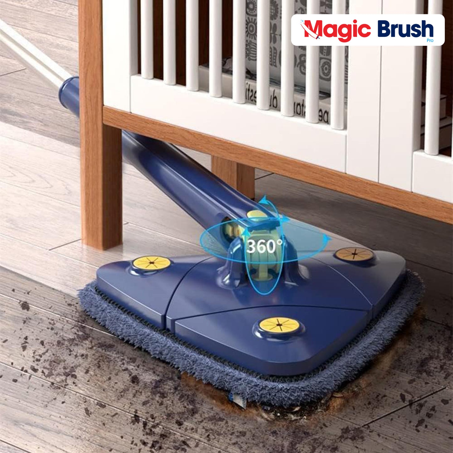 Magic Brush Pro® Triangle Mop 360