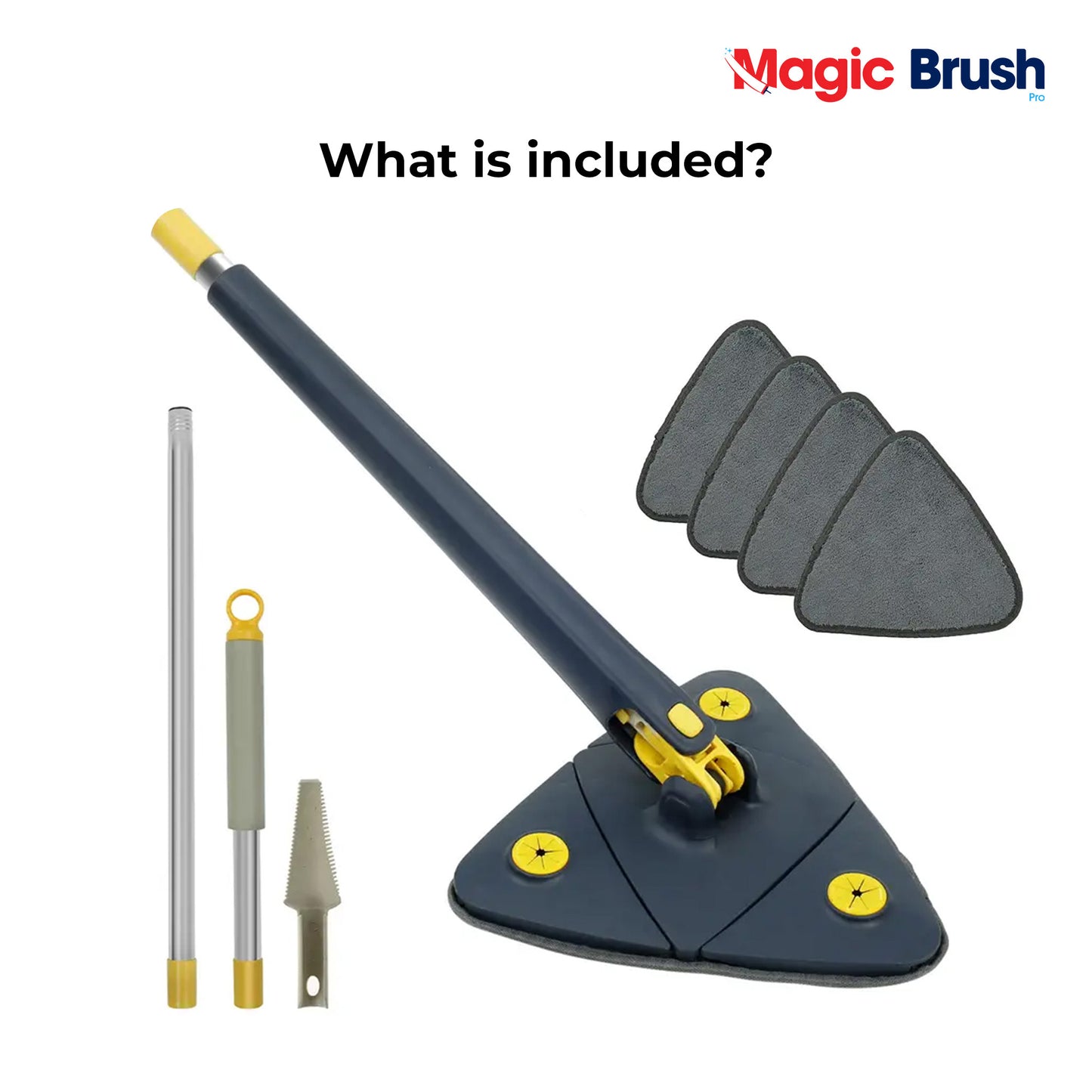 Magic Brush Pro® Triangle Mop 360