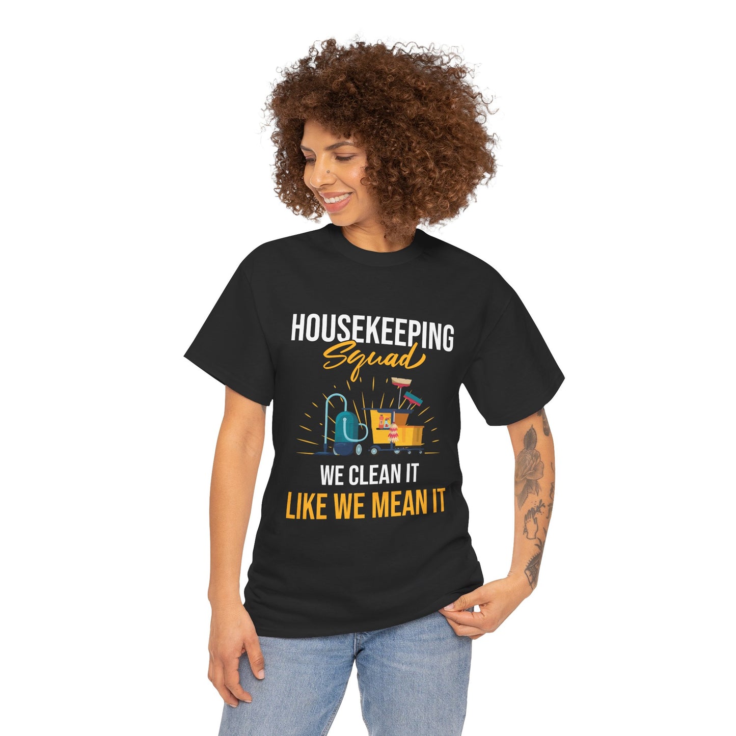 Housekeeping Squad - Premium Unisex Heavy Cotton Tee