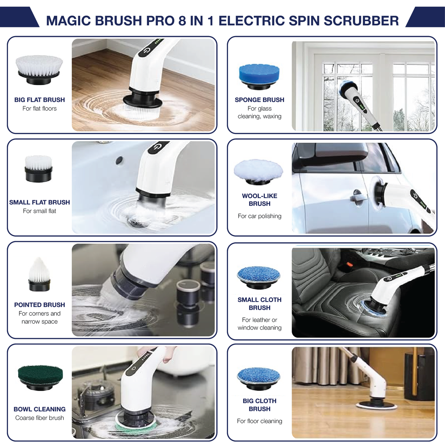 Magic Brush Pro®  Ultimate Electric Spin Scrubber