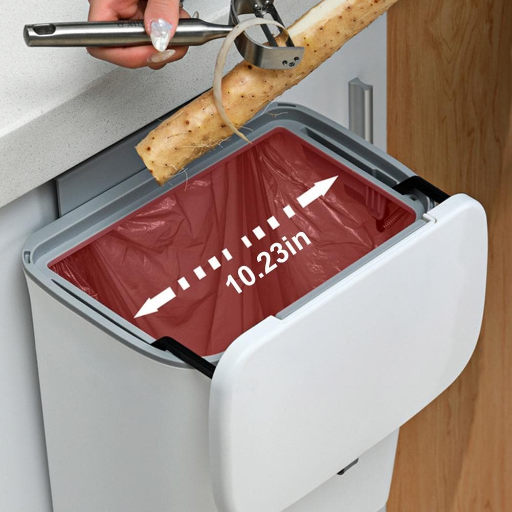 Hanging Trash Can For Kitchen Large Capacity - Magic Brush