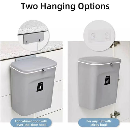 Hanging Trash Can For Kitchen Large Capacity - Magic Brush