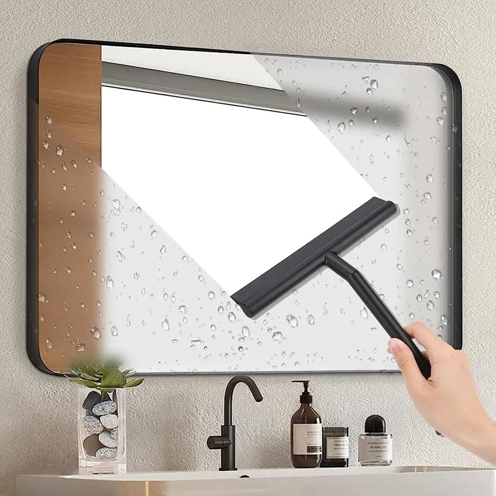 Shower Squeegee for Glass Doors Silicone Squeegee with Hook Bathroom - Magic Brush